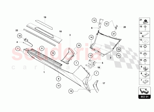 Part Diagram for Lamborghini 470853491