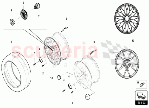 Part Diagram for Lamborghini 0R8340042