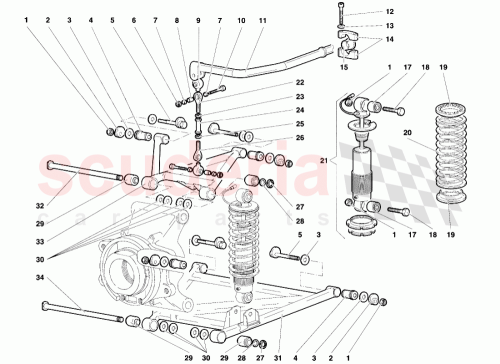 Part Diagram for Lamborghini 005227297