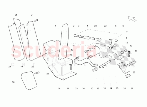 Part Diagram for Lamborghini 401803016