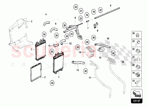 Part Diagram for Lamborghini 470121054