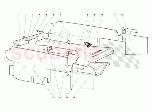 Part Diagram for Lamborghini 009411617