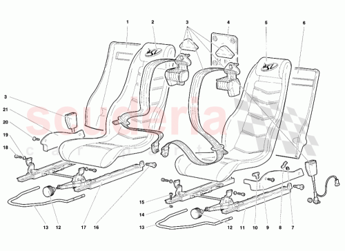Part Diagram for Lamborghini 009435039
