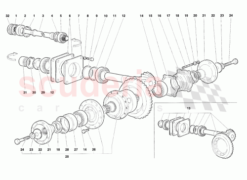 Part Diagram for Lamborghini 008613510