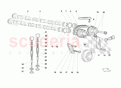Part Diagram for Lamborghini 057109675