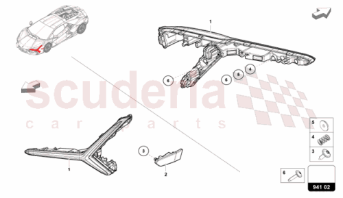Part Diagram for Lamborghini 47B941056