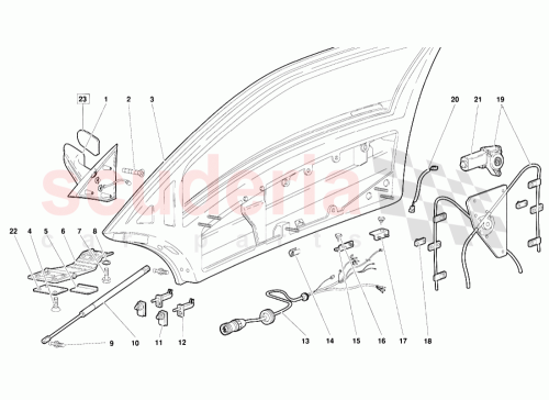 Part Diagram for Lamborghini 008700849