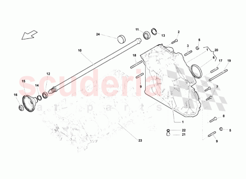 Part Diagram for Lamborghini 086311101A