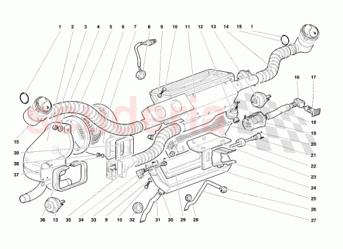 Part Diagram for Lamborghini 009414038