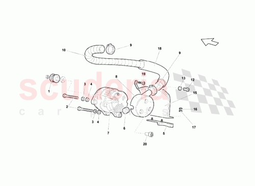 Part Diagram for Lamborghini N245022