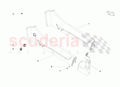 Part Diagram for Lamborghini 402854888G