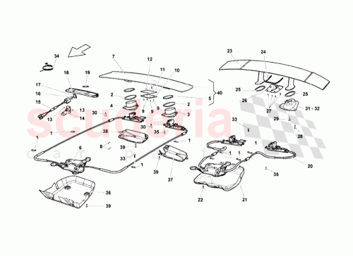 Part Diagram for Lamborghini 403827598A