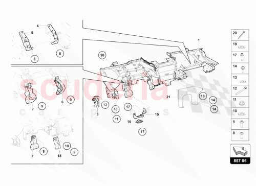 Part Diagram for Lamborghini 471971858A