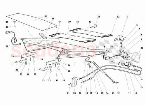 Part Diagram for Lamborghini 418827632A