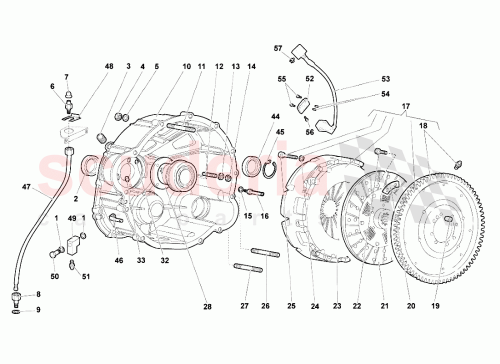Part Diagram for Lamborghini N91014801