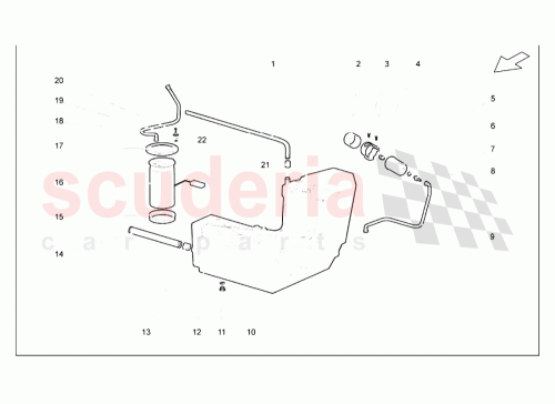 Part Diagram for Lamborghini 8L0919051H