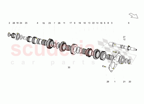 Part Diagram for Lamborghini 086311157