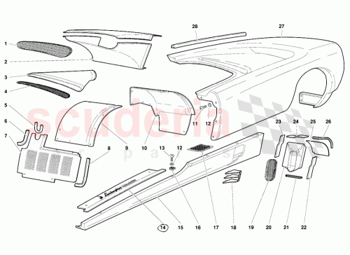 Part Diagram for Lamborghini 009453123