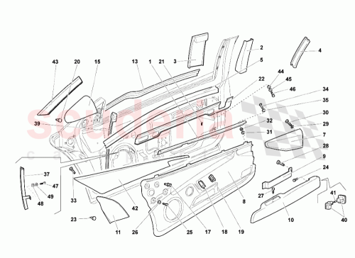 Part Diagram for Lamborghini 417867118