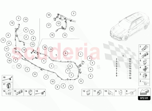 Part Diagram for Lamborghini 6X0973817