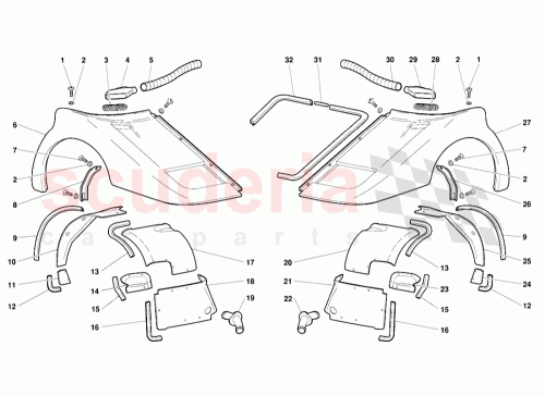 Part Diagram for Lamborghini 009411403