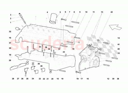 Part Diagram for Lamborghini WHT003037