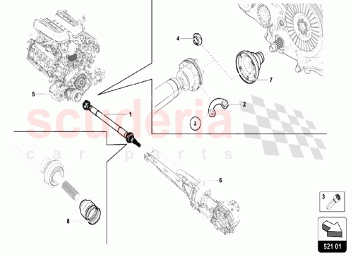 Part Diagram for Lamborghini 420407357