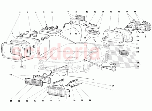 Part Diagram for Lamborghini 009444005VSN