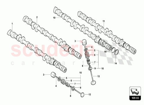 Part Diagram for Lamborghini 07M109305M
