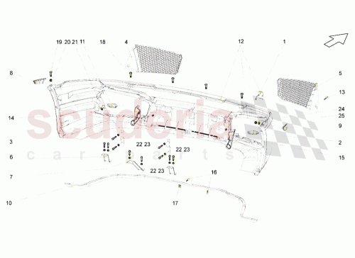Part Diagram for Lamborghini 400945119B