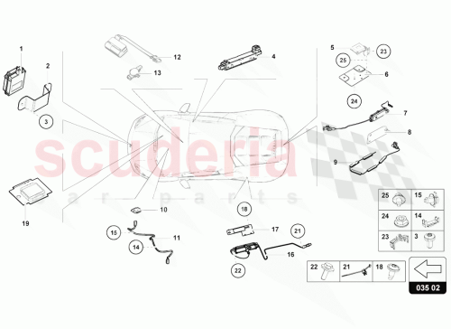 Part Diagram for Lamborghini 4T0035935E