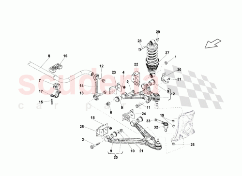 Part Diagram for Lamborghini 400412019CC