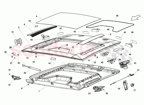 Part Diagram for Lamborghini 400827815