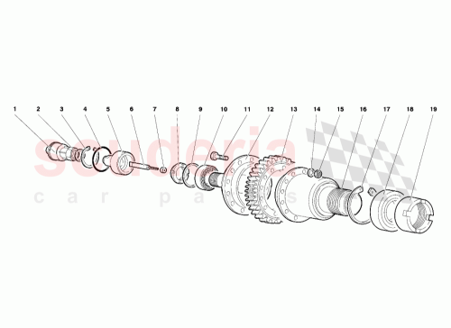 Part Diagram for Lamborghini 008100873