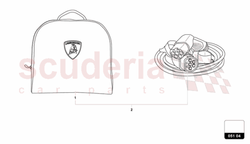 Part Diagram for Lamborghini 47B860811
