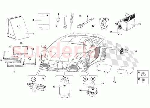 Part Diagram for Lamborghini 470012005E