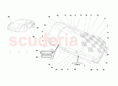 Part Diagram for Lamborghini 400010367a