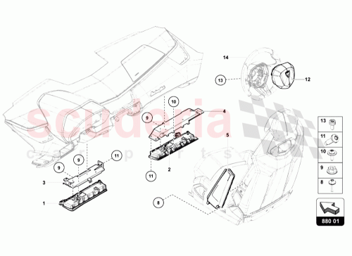 Part Diagram for Lamborghini 470880241
