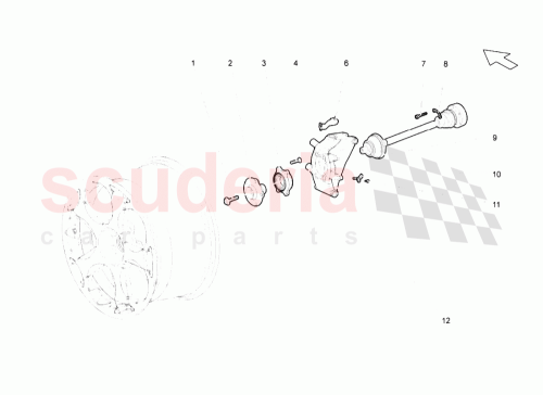 Part Diagram for Lamborghini 400501357