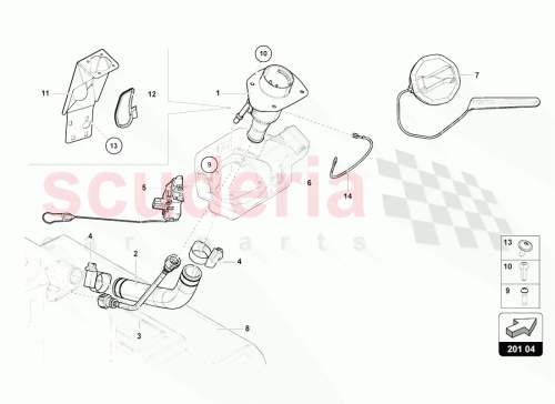 Part Diagram for Lamborghini 8K0862153J