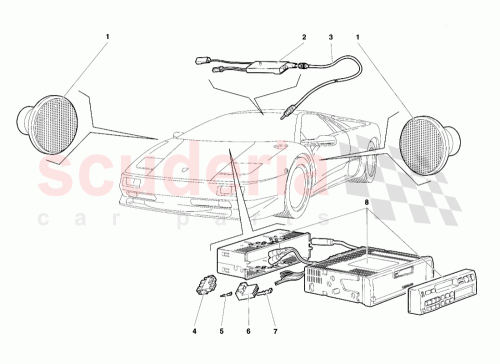 Part Diagram for Lamborghini 005937494