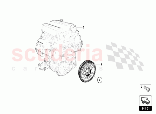 Part Diagram for Lamborghini N91082201