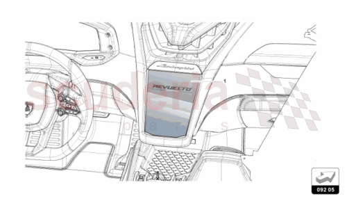 Part Diagram for Lamborghini 47B035435