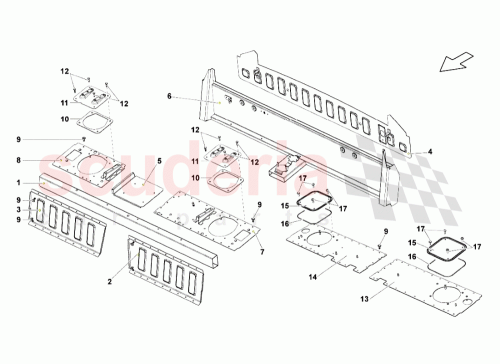 Part Diagram for Lamborghini 408813511G