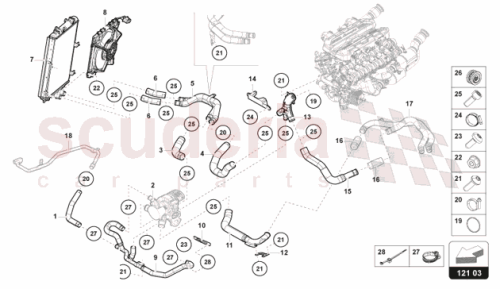 Part Diagram for Lamborghini 47B121058E