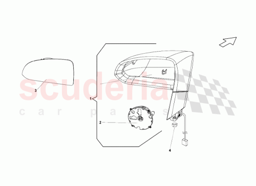 Part Diagram for Lamborghini 407827962C
