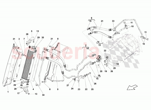 Part Diagram for Lamborghini 400317825