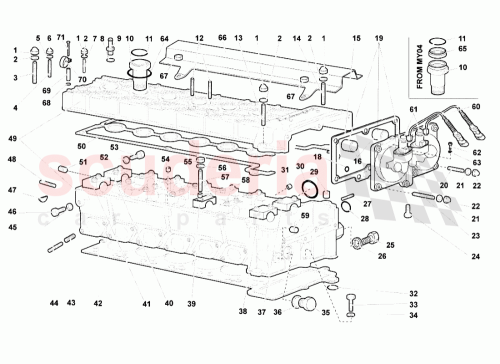 Part Diagram for Lamborghini 07M103484A