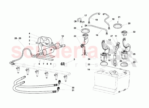 Part Diagram for Lamborghini 1T0919133D