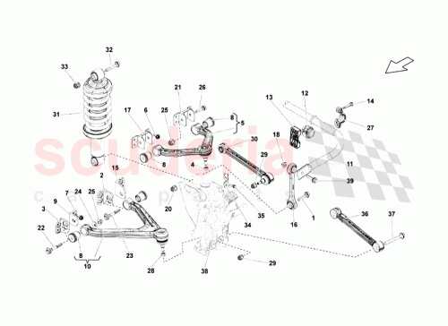 Part Diagram for Lamborghini 420505311